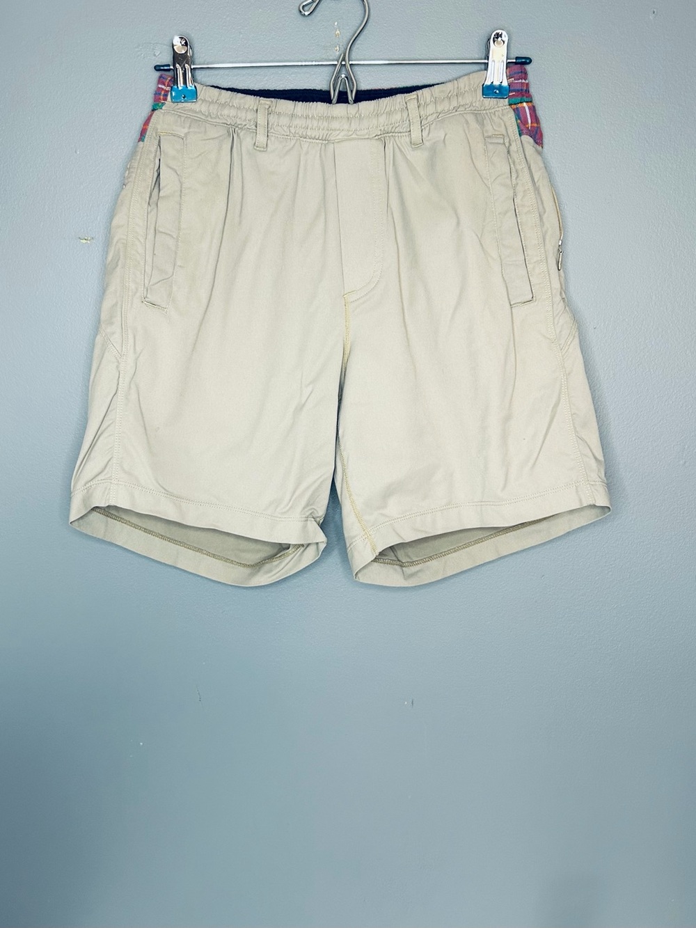Birddogs Men's Shorts size M Grey & Plaid Lined